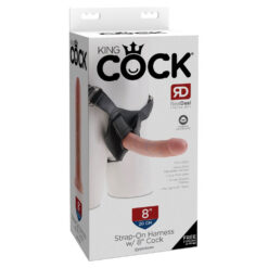 King Cock Strap-On Rakmed koos 8'' Dildoga