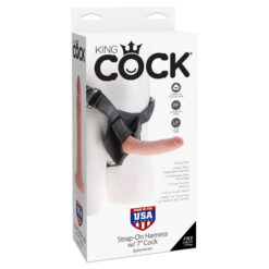 King Cock Strap-On Rakmed koos 7'' Dildoga