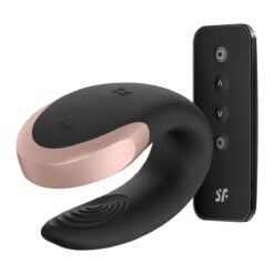 Äpist juhitav Paaride Vibraator Satisfyer Double Love