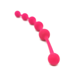 Silikoonist Anaalkuulid - Roosa